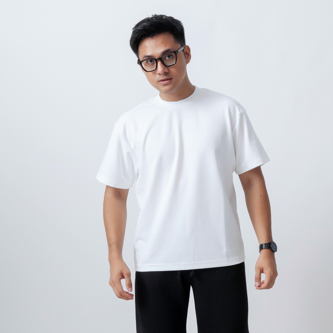 Regular Boxy Fit Short Sleeve Round Neck T-Shirt Series