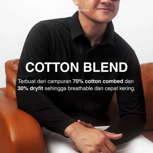 Long Sleeve Polo Button Shirt Series
