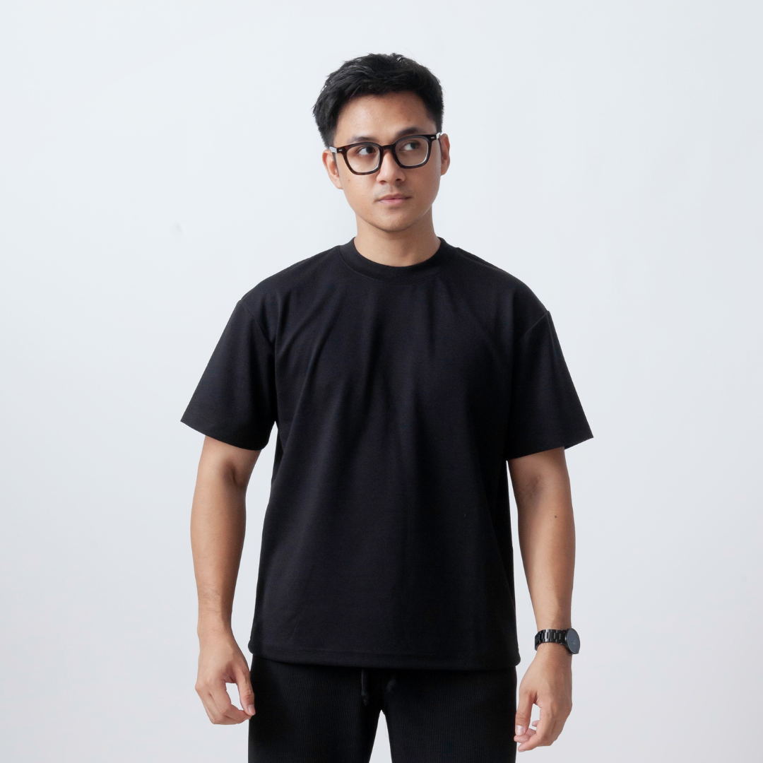 Regular Boxy Fit Short Sleeve Round Neck T-Shirt Series