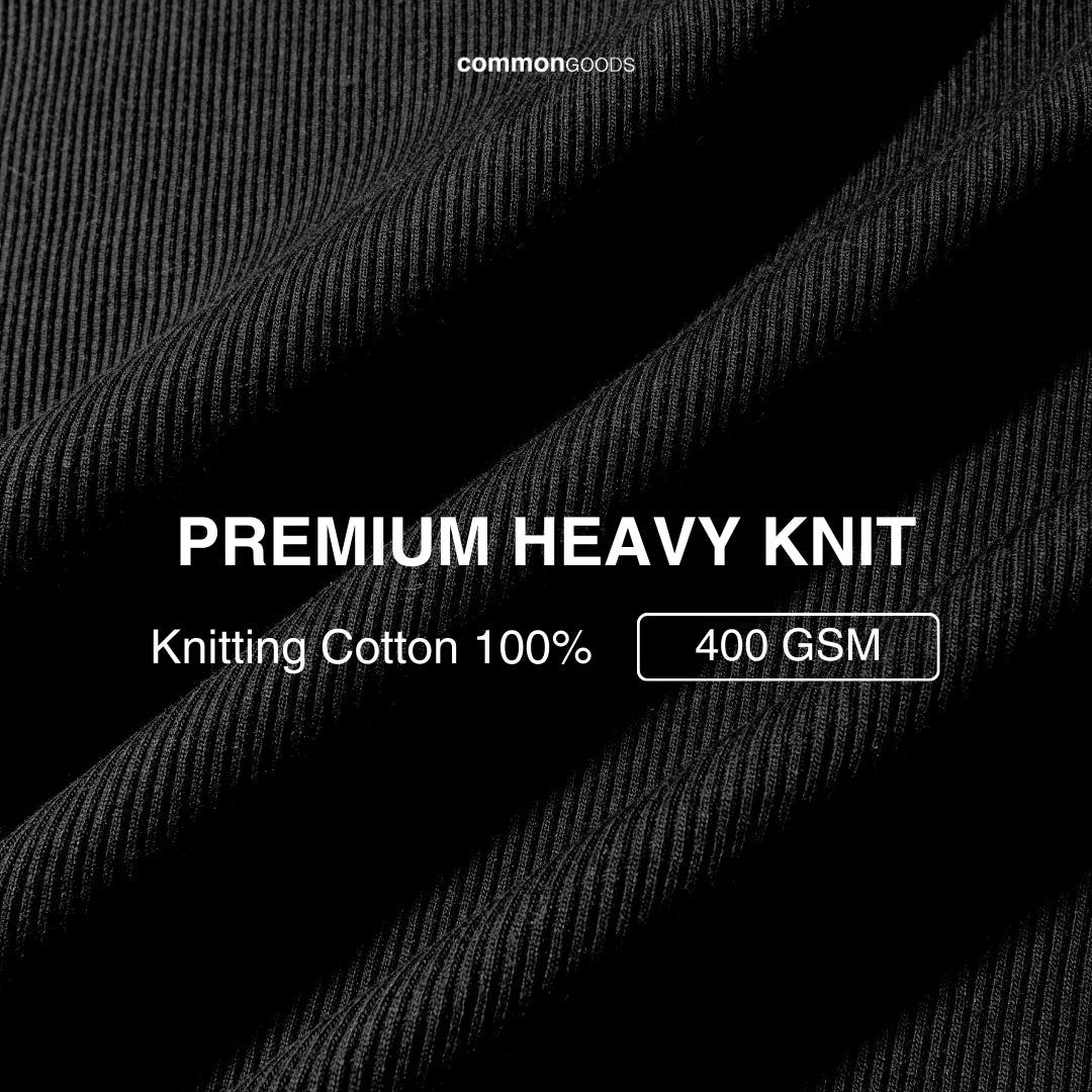 Long Sleeve Round Neck Heavy Knit T-Shirts Series