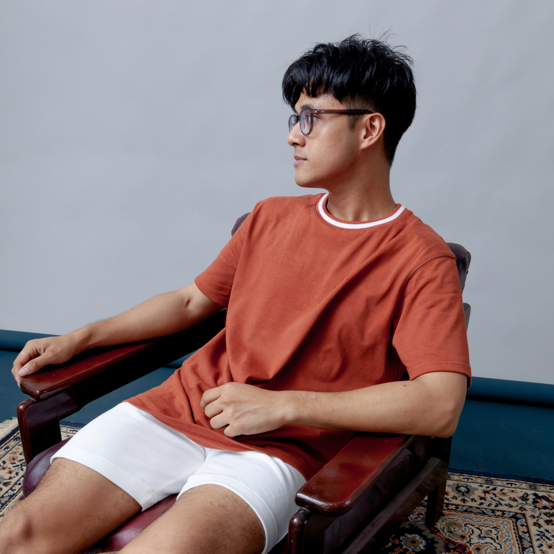Regular Fit Varsity Collar T-Shirt Series