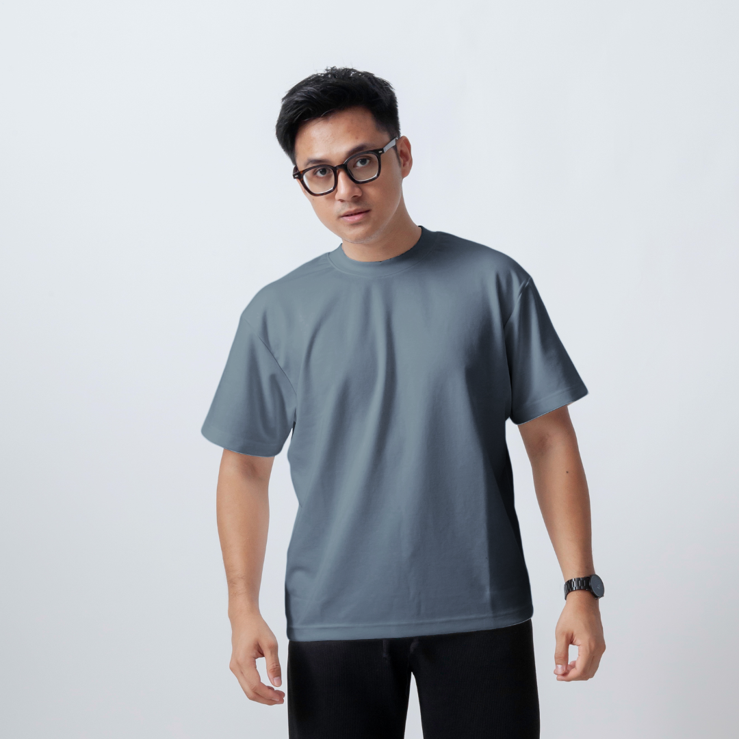 Regular Boxy Fit Short Sleeve Round Neck T-Shirt Series