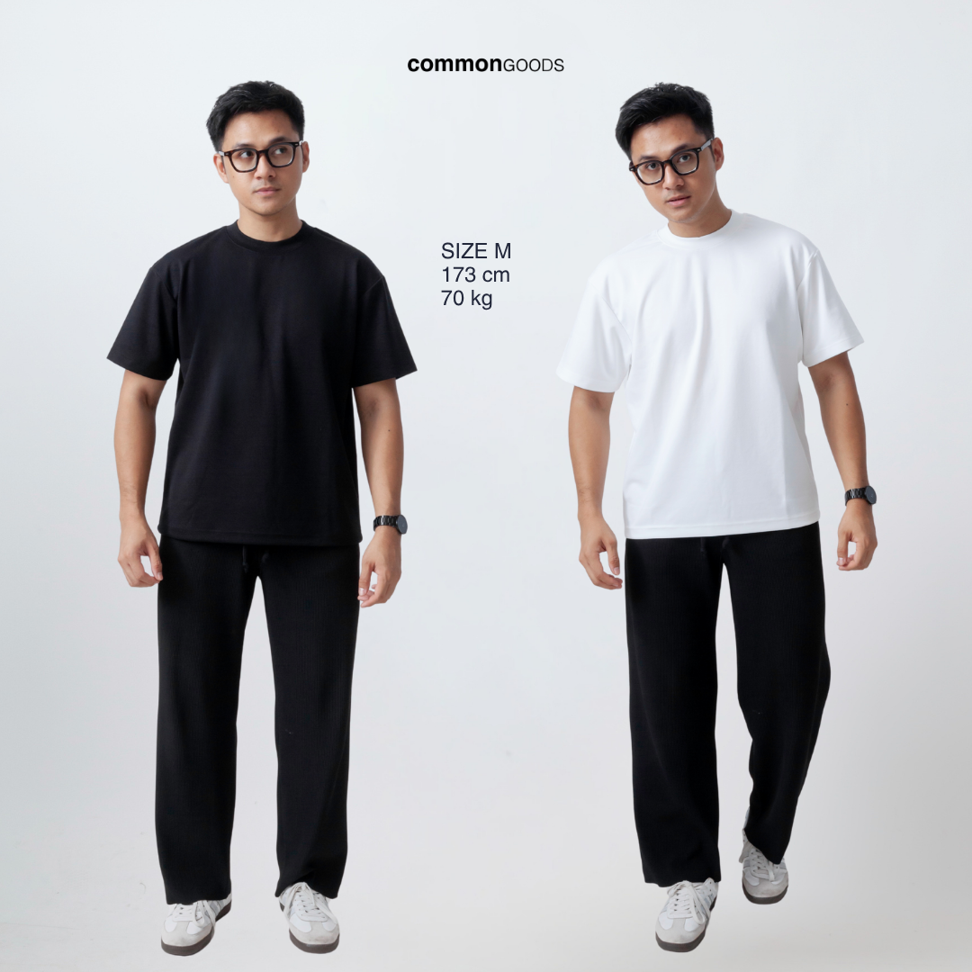 Regular Boxy Fit Short Sleeve Round Neck T-Shirt Series