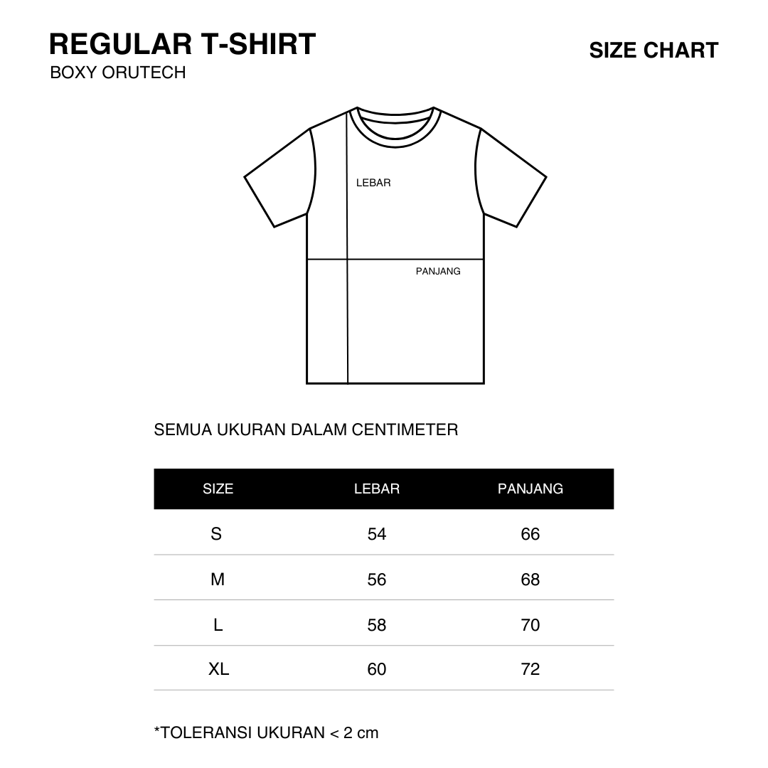 Regular Boxy Fit Short Sleeve Round Neck T-Shirt Series