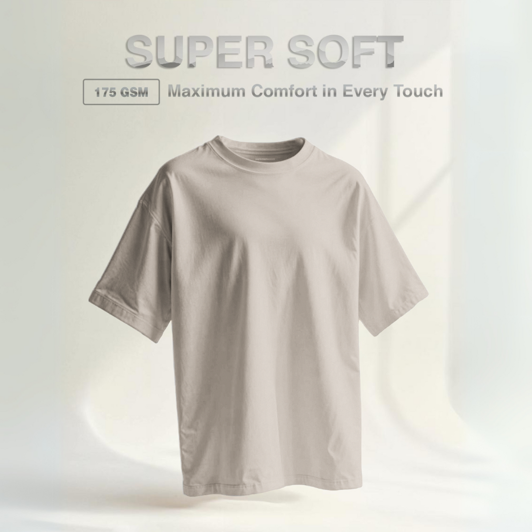 Oversize Short Sleeve Round Neck T-Shirt Series