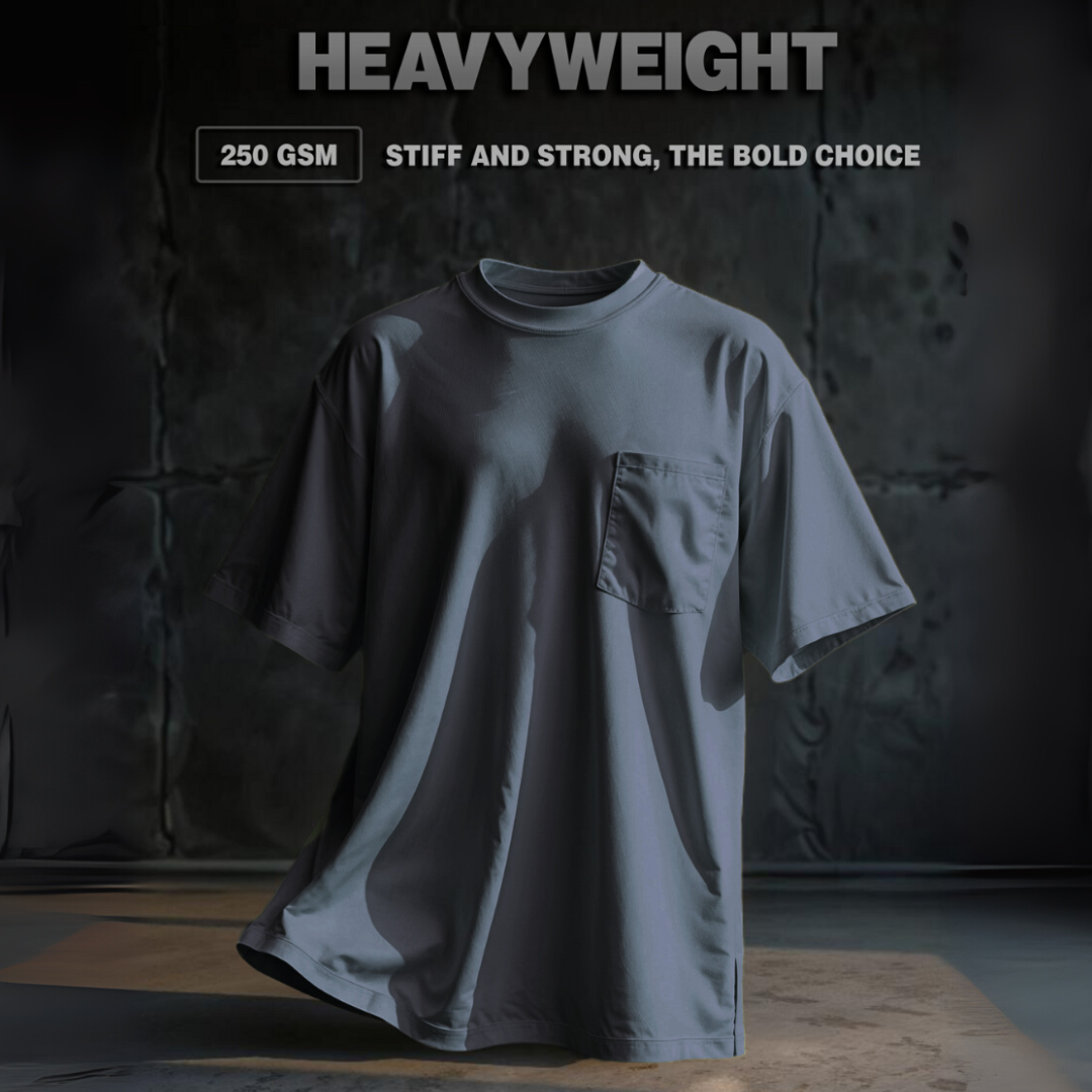 Oversize Pocket Short Sleeve Round Neck T-Shirt Series