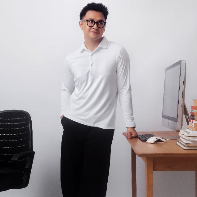 Long Sleeve Polo Button Shirt Series