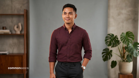 Baju Merah untuk Pria yang Bikin Tampilan Naik Kelas Tanpa Terlihat Lebay