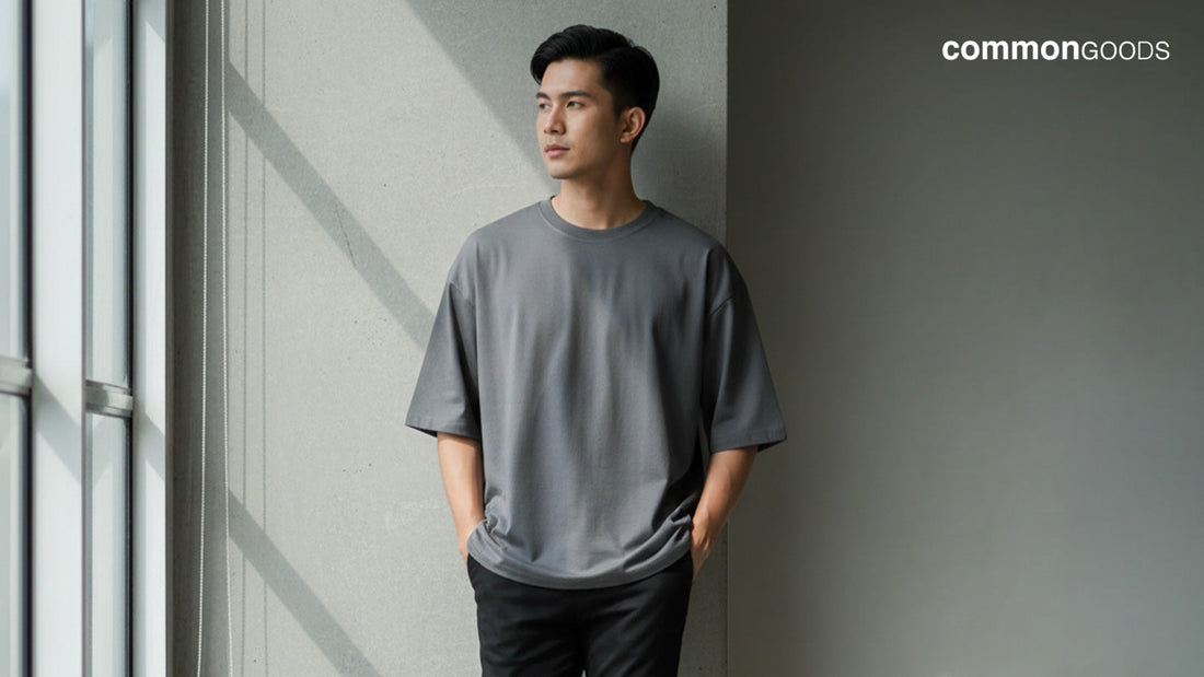 5 Rekomendasi Kaos Polos Oversize untuk Tampil Minimalis dan Stylish