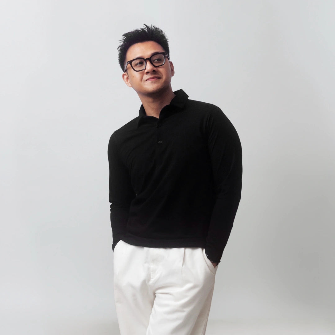 Long Sleeve Polo Button Shirt Series