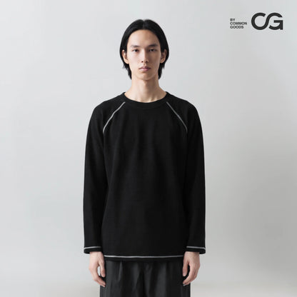 CG Long Sleeves Raglan Waffle Knit Series