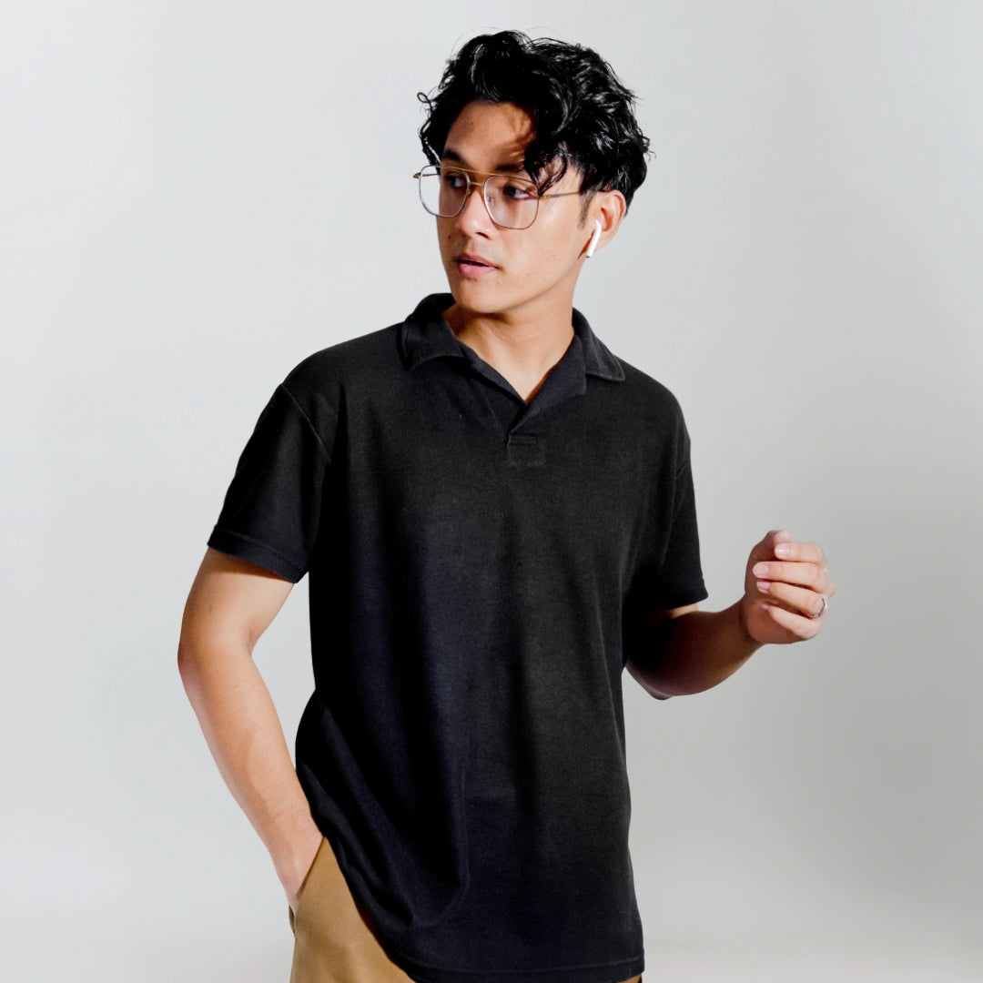 Regular Fit Short Sleeve Revere Polo Shirt Series