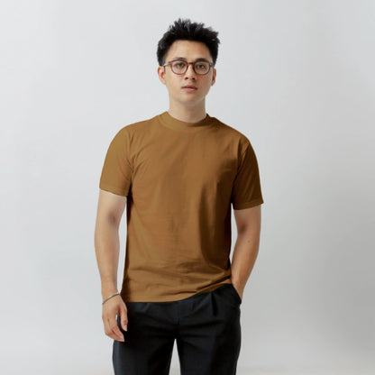 Body Fit  Short Sleeve High Crew Neck T-Shirt Series [SS]