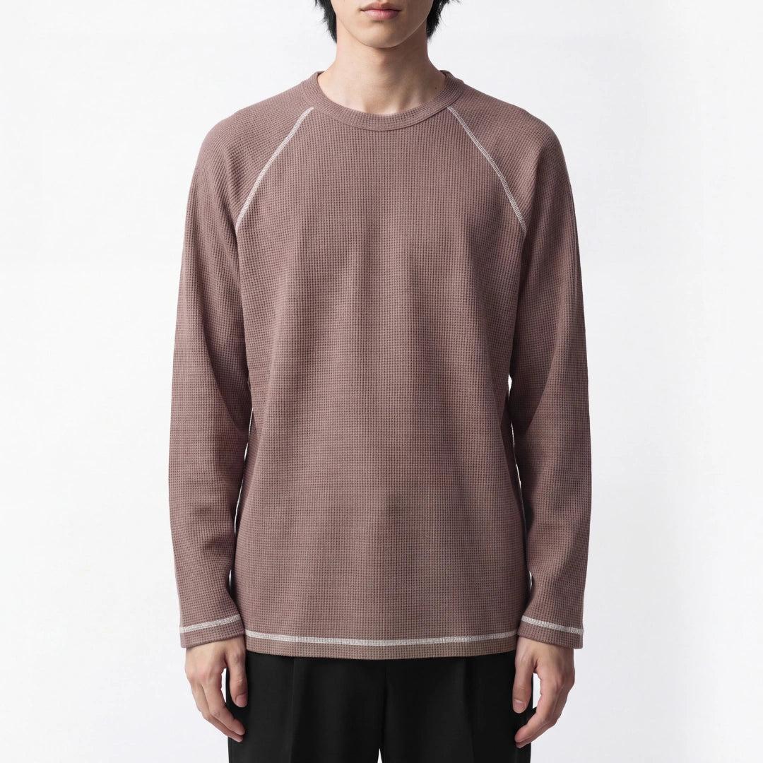 CG Long Sleeves Raglan Waffle Knit Series