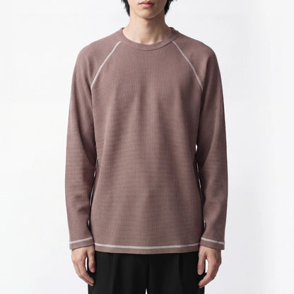 CG Long Sleeves Raglan Waffle Knit Series