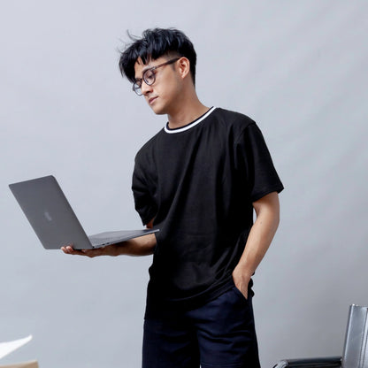 Regular Fit Varsity Collar T-Shirt Series [HW]