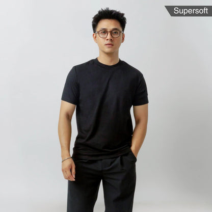 Body Fit  Short Sleeve High Crew Neck T-Shirt Series [SS]