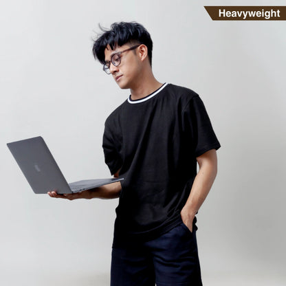 Regular Fit Varsity Collar T-Shirt Series [HW]