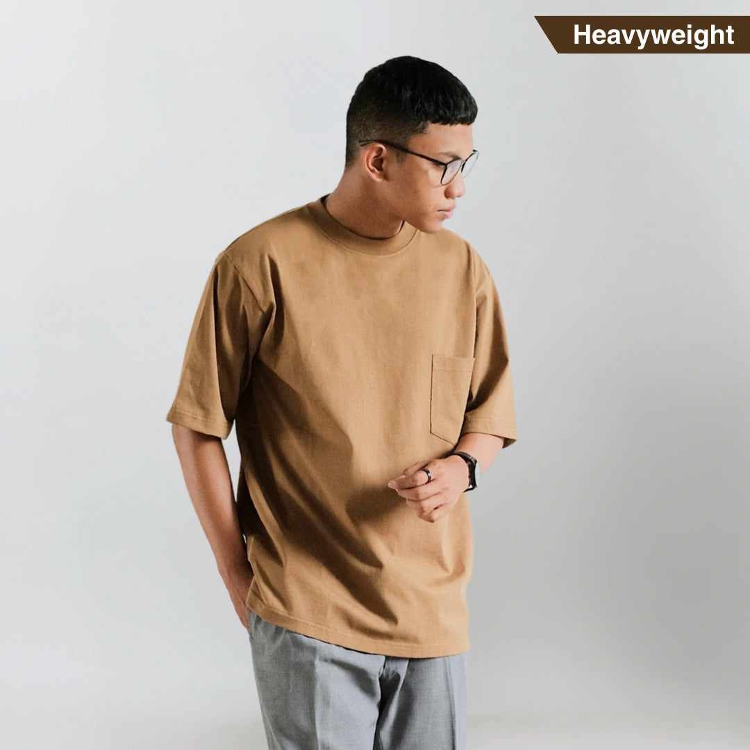Oversize Pocket Short Sleeve Round Neck T-Shirt Series [HW]