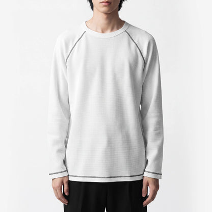CG Long Sleeves Raglan Waffle Knit Series