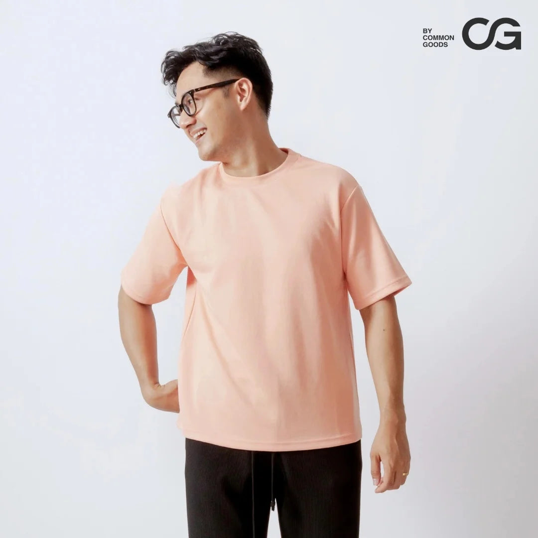 CG Oversize Short Sleeve Round Neck T-Shirt Series [AT]