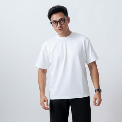 Regular Boxy Fit Short Sleeve Round Neck T-Shirt Series