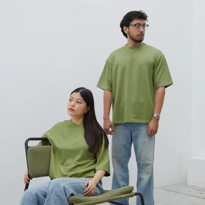 Oversize Short Sleeve Round Neck T-Shirt Series [AT]