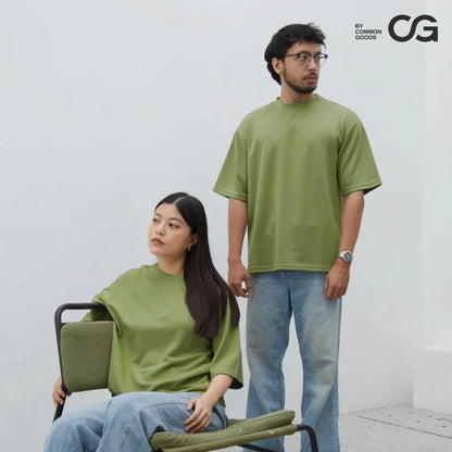 CG Oversize Short Sleeve Round Neck T-Shirt Series [AT]