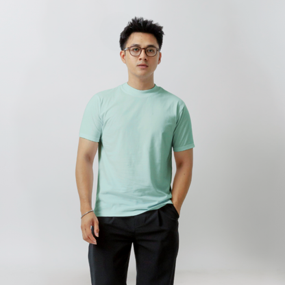 Body Fit  Short Sleeve High Crew Neck T-Shirt Series