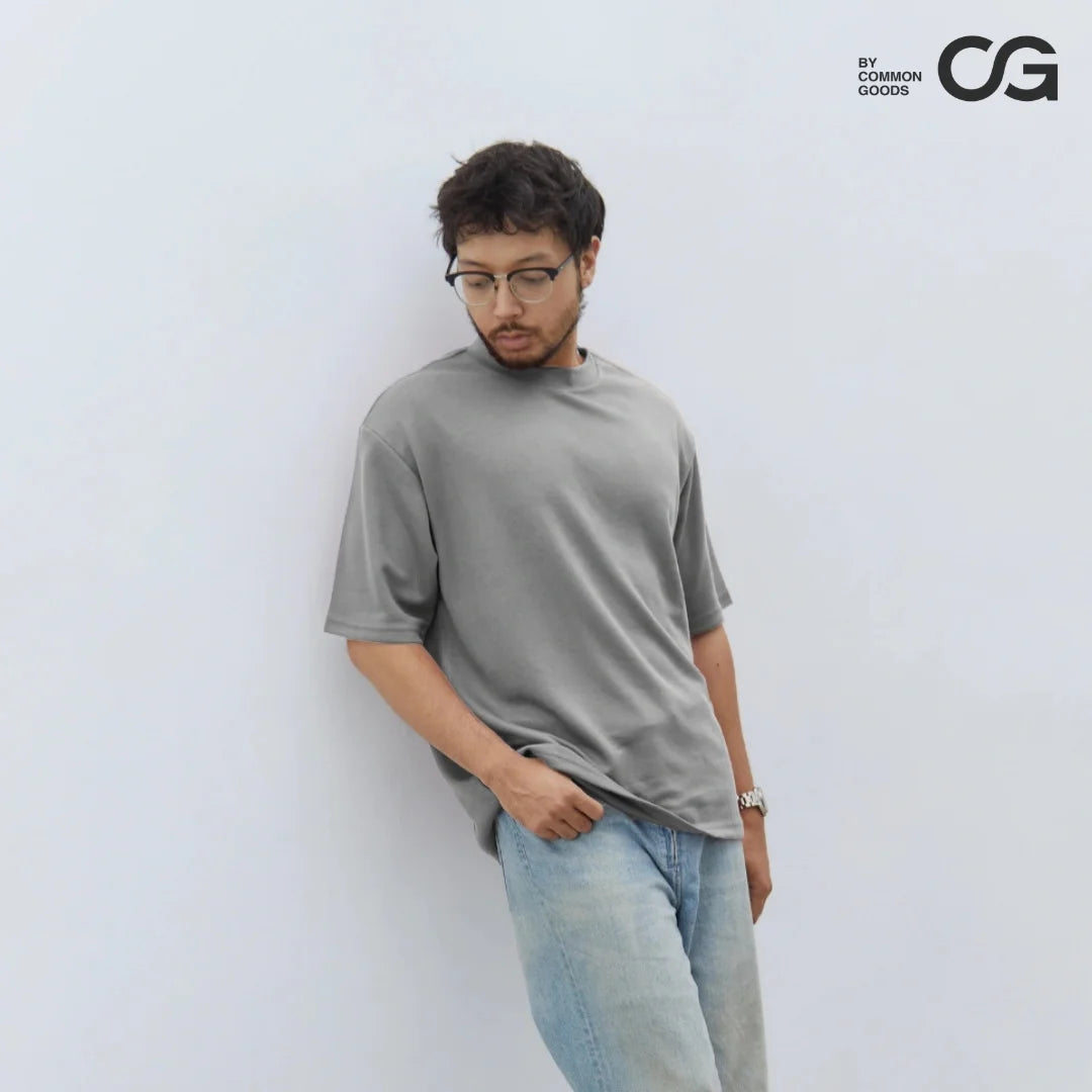 CG Oversize Short Sleeve Round Neck T-Shirt Series [AT]
