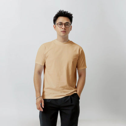 Body Fit  Short Sleeve High Crew Neck T-Shirt Series [SS]