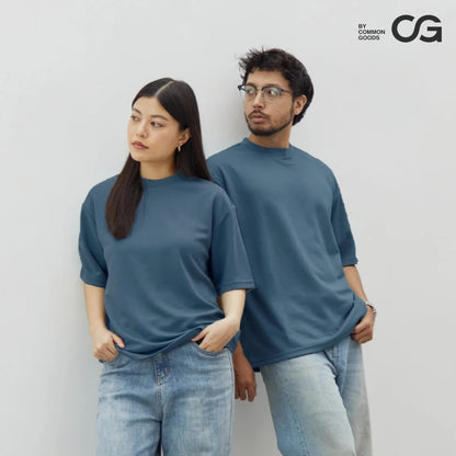 CG Oversize Short Sleeve Round Neck T-Shirt Series [AT]