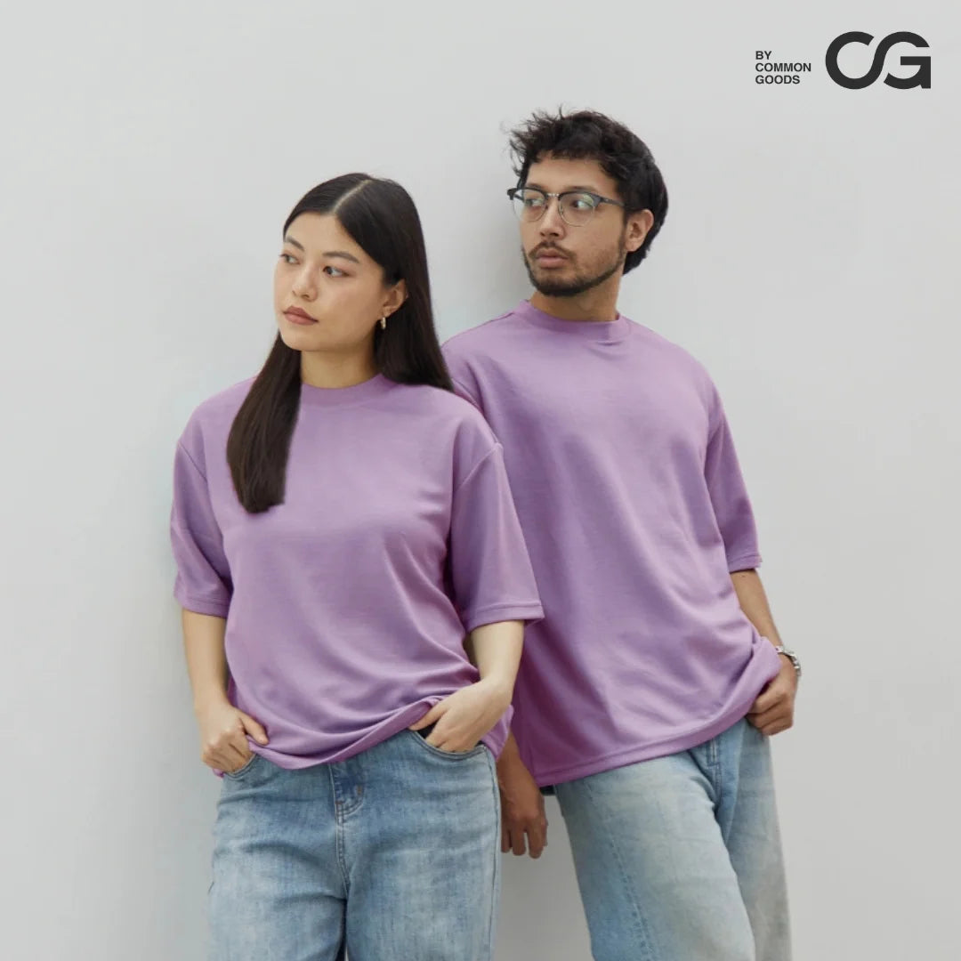 CG Oversize Short Sleeve Round Neck T-Shirt Series [AT]