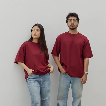 Oversize Short Sleeve Round Neck T-Shirt Series [AT]