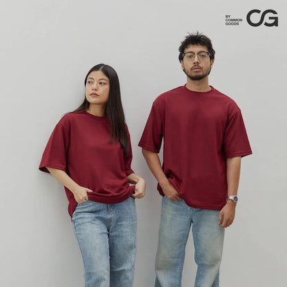 CG Oversize Short Sleeve Round Neck T-Shirt Series [AT]