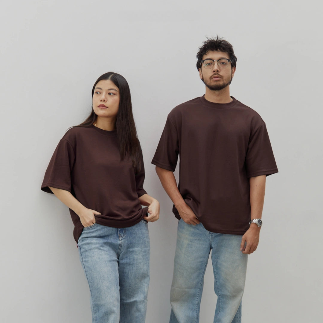 Oversize Short Sleeve Round Neck T-Shirt Series [AT]