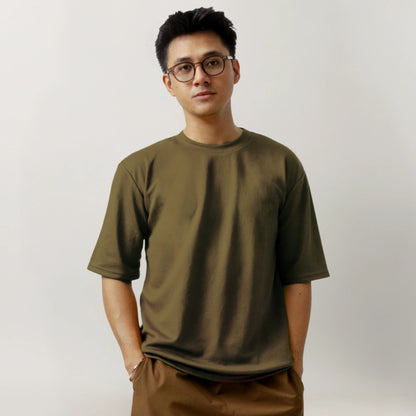 Oversize Short Sleeve Round Neck T-Shirt Series [AT]