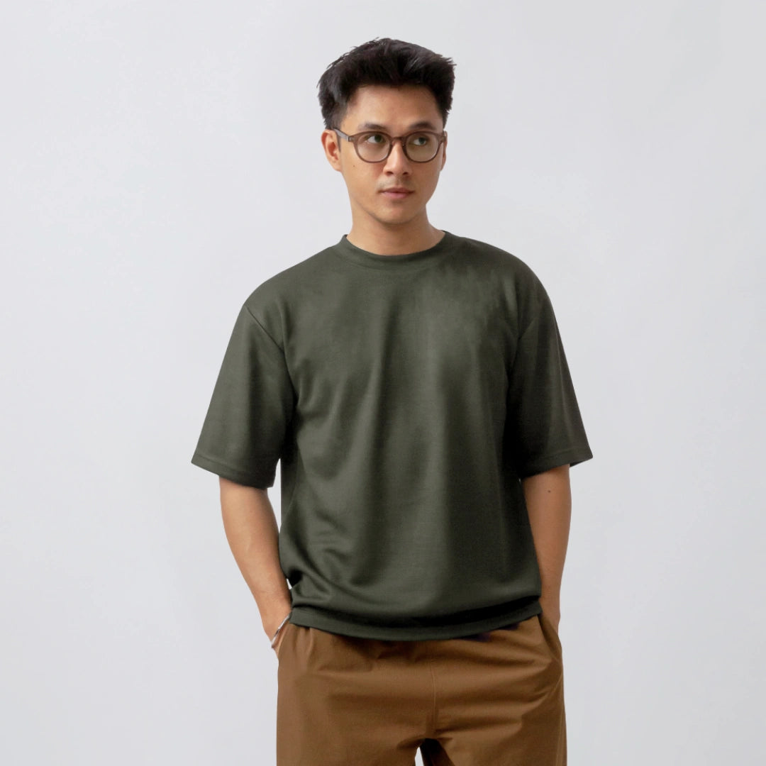 Oversize Short Sleeve Round Neck T-Shirt Series [AT]