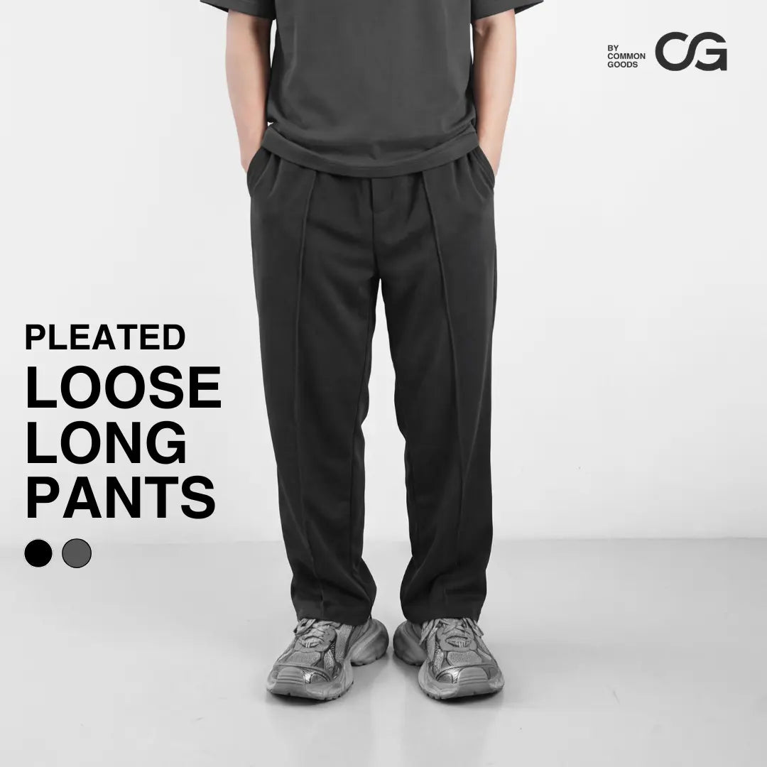 CG Men's Pleated Loose Pants (Long) Series