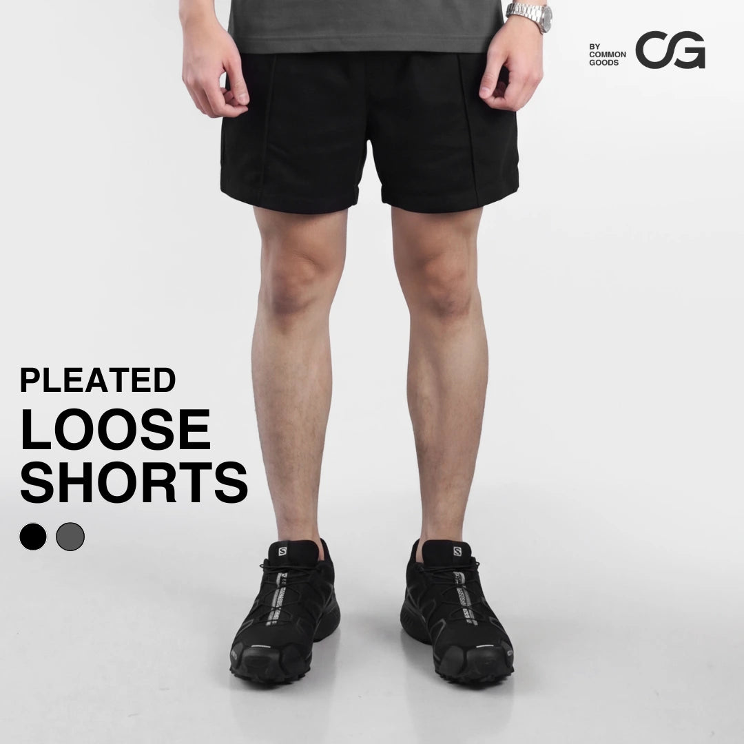 CG Men's Pleated Loose Shorts Series