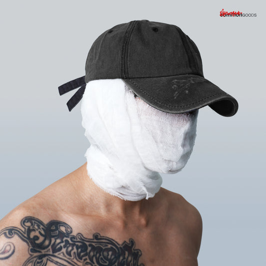 Uncommon DIY Cap - Red on Black