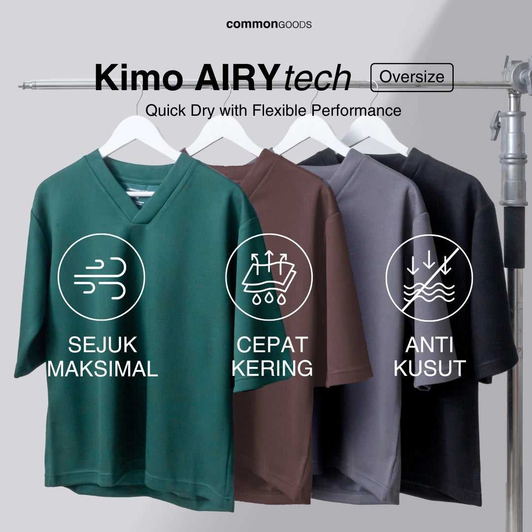 Oversize Short Sleeve Kimo T-Shirt Series [AT]