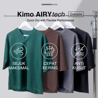 Oversize Short Sleeve Kimo T-Shirt Series [AT]