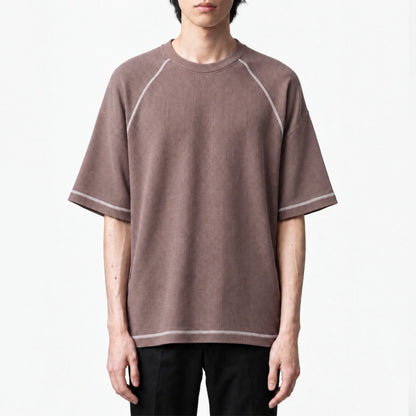 CG Short Sleeves Raglan Waffle Knit Series