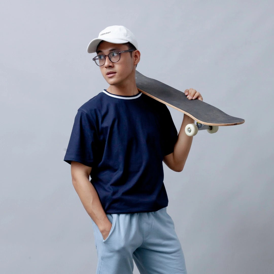 Regular Fit Varsity Collar T-Shirt Series [HW]