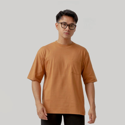 Oversize Pocket Short Sleeve Round Neck T-Shirt Series [HW]