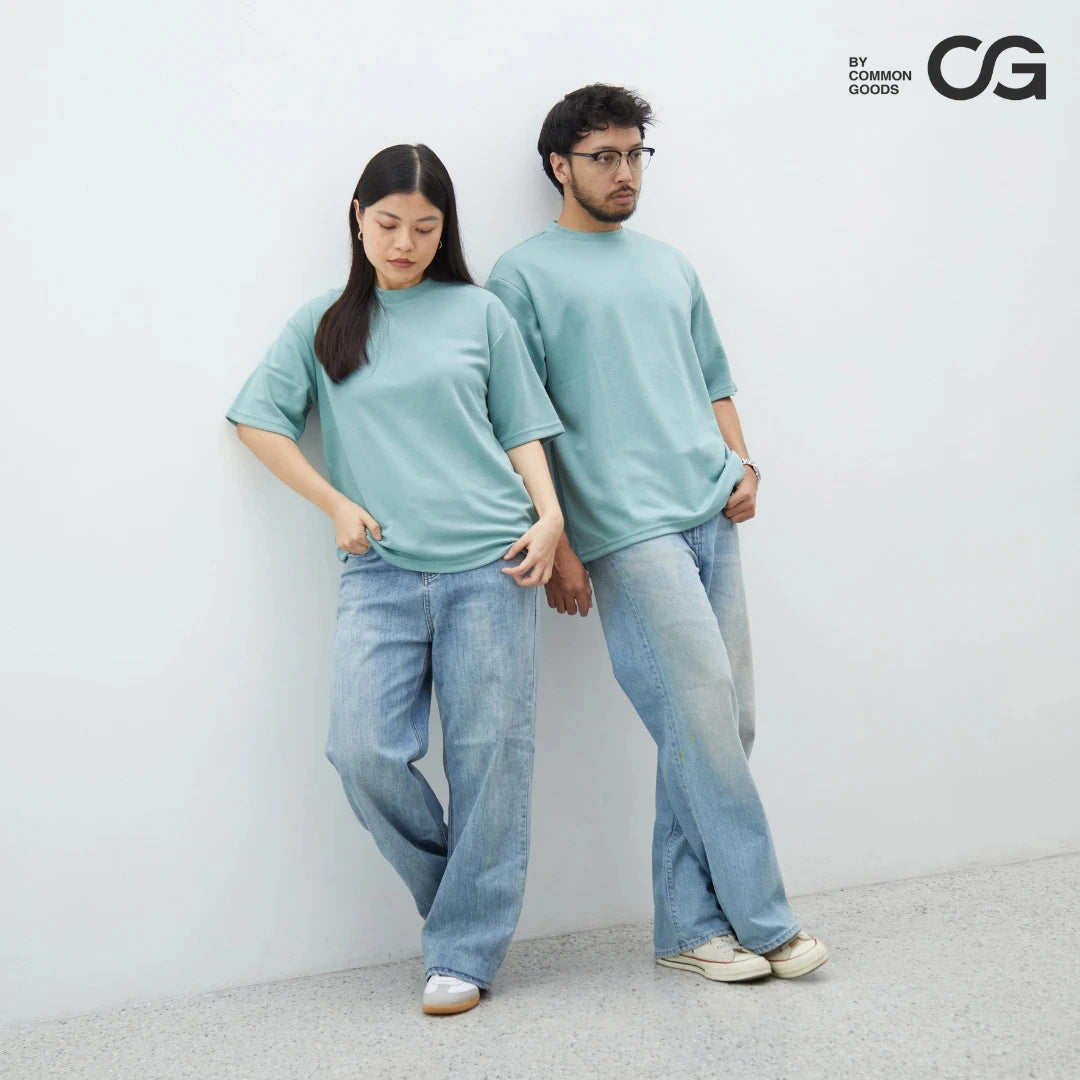 CG Oversize Short Sleeve Round Neck T-Shirt Series [AT]
