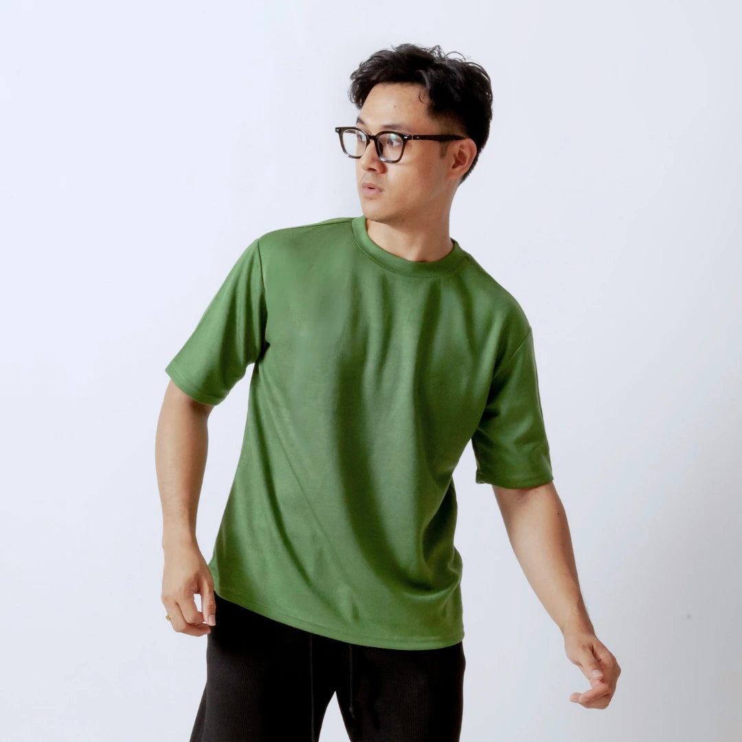 Oversize Short Sleeve Round Neck T-Shirt Series [AT]