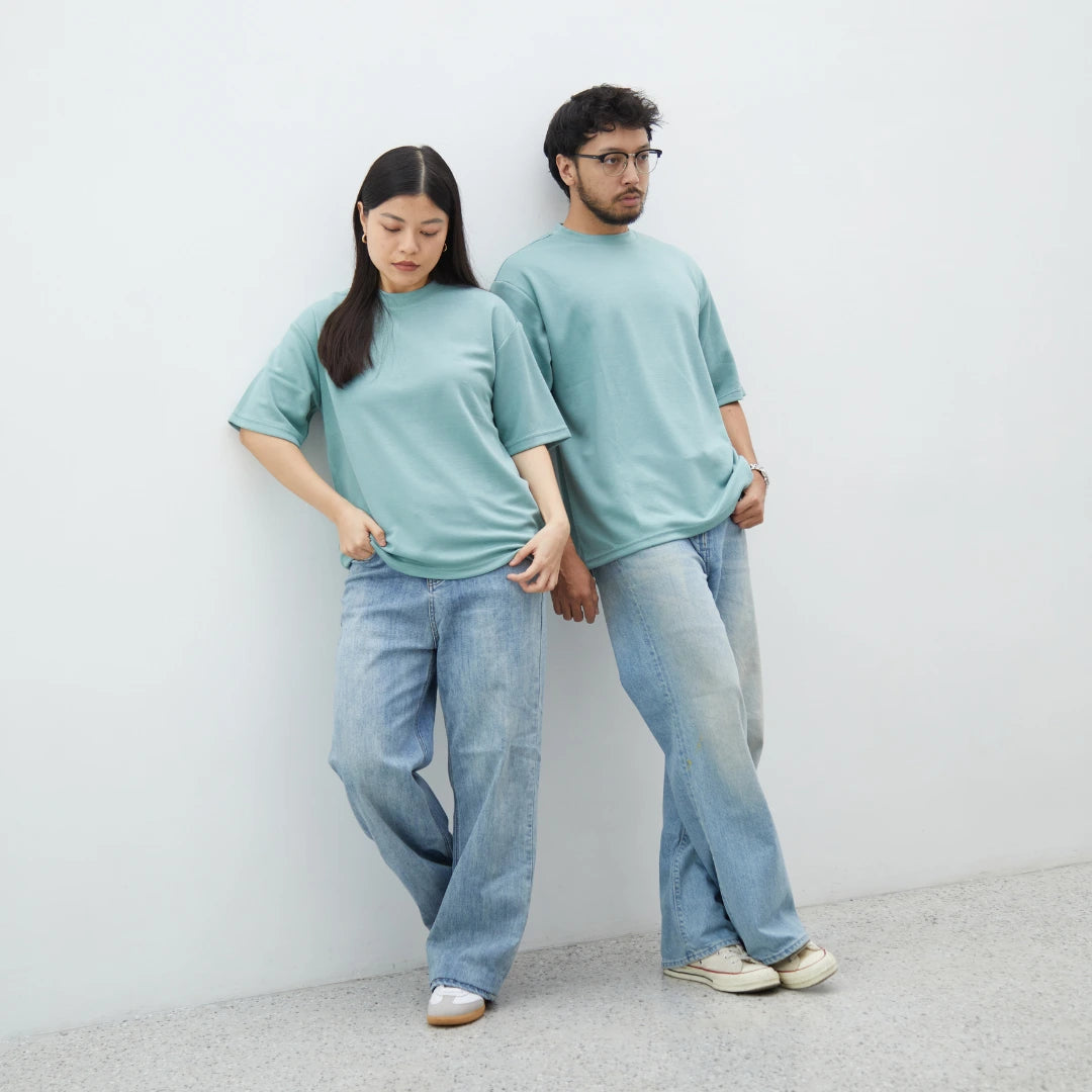 Oversize Short Sleeve Round Neck T-Shirt Series [AT]