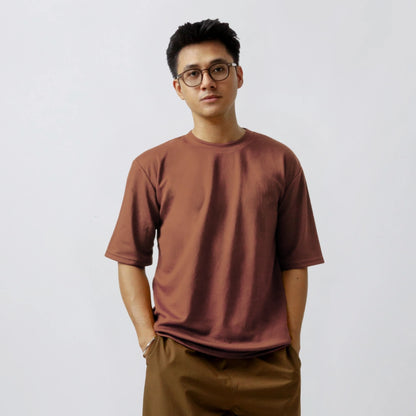 Oversize Short Sleeve Round Neck T-Shirt Series [AT]